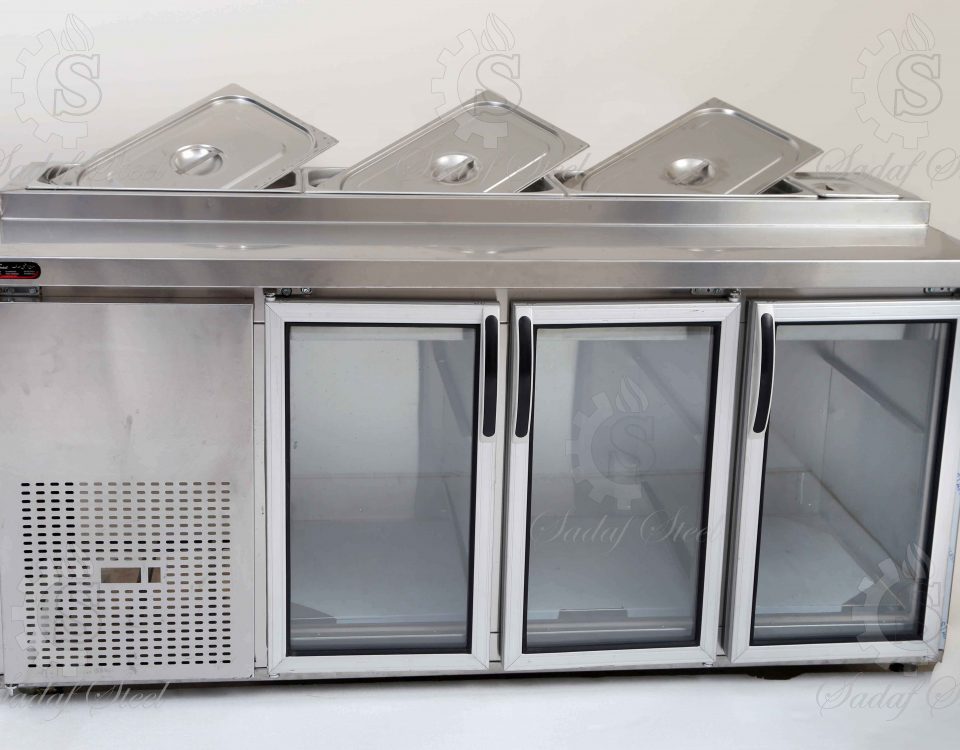تجهیزات آشپزخانه صنعتی | تاپینگ پیتزا | استیل صدف
